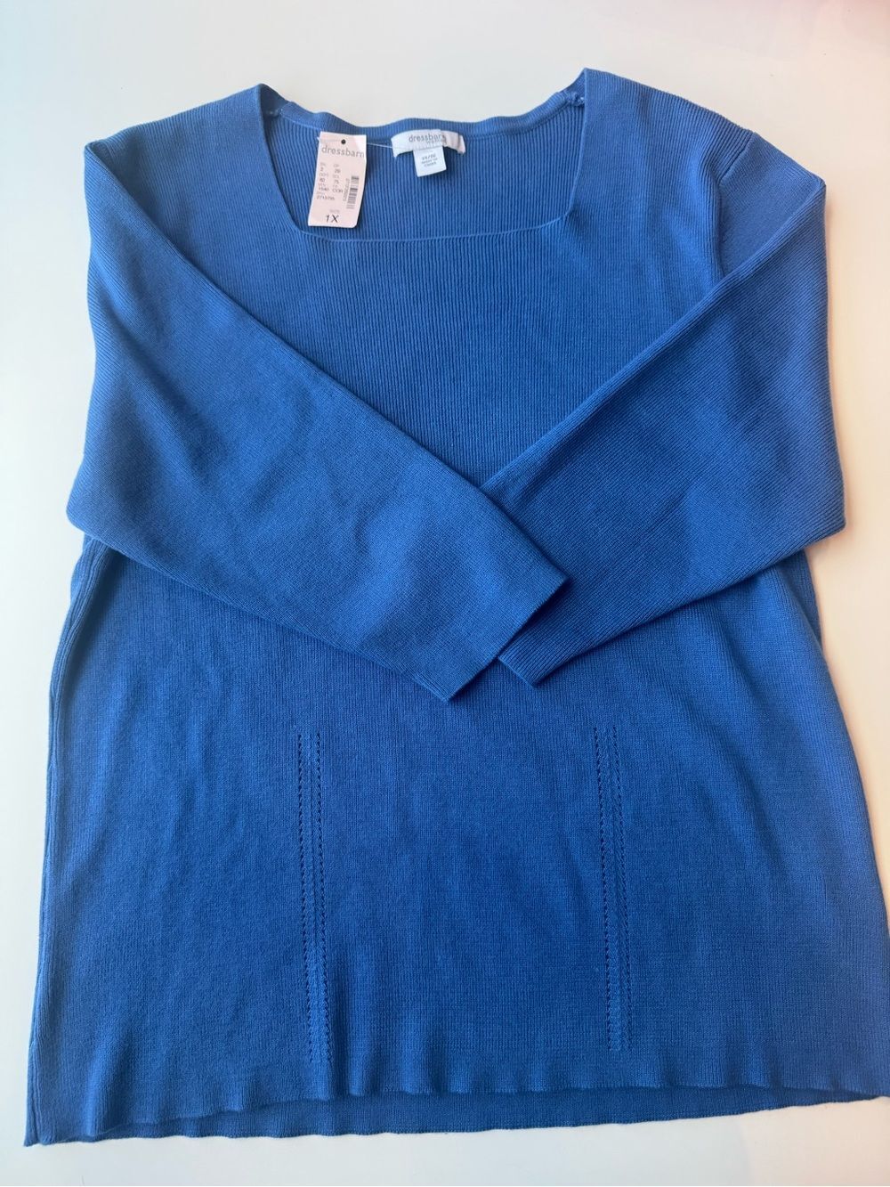 Dressbarn Women's Blue Sweater XL (14-16)